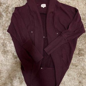 ARITZIA | WILFRED Maroon Cocoon Diderot Sweater